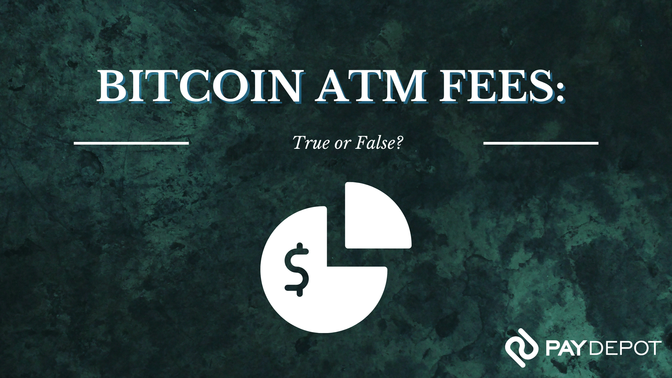 Bitcoin ATM Fees - True or False?